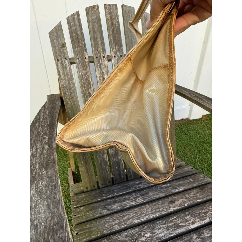 Tory Burch Coated‎ Twill Mini Tory Tote SEE PHOTOS. W